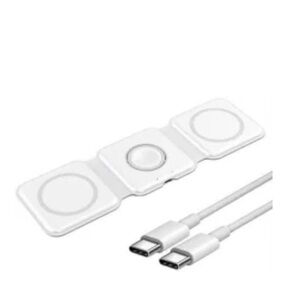 3in1 Magnetic Wireless Charger for iPhone/ Android